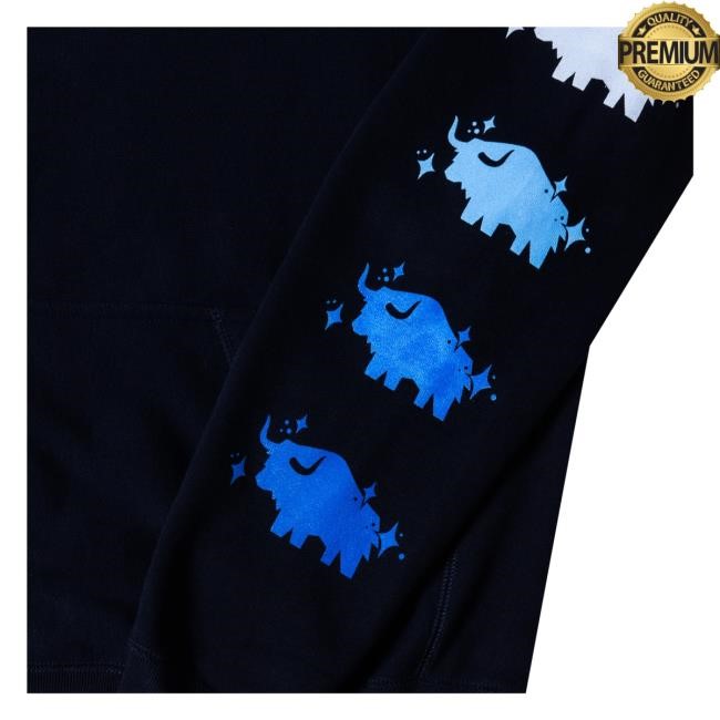 Jeffree Star Cosmetics Merch Wyoming Winter Navy Sweatshirt