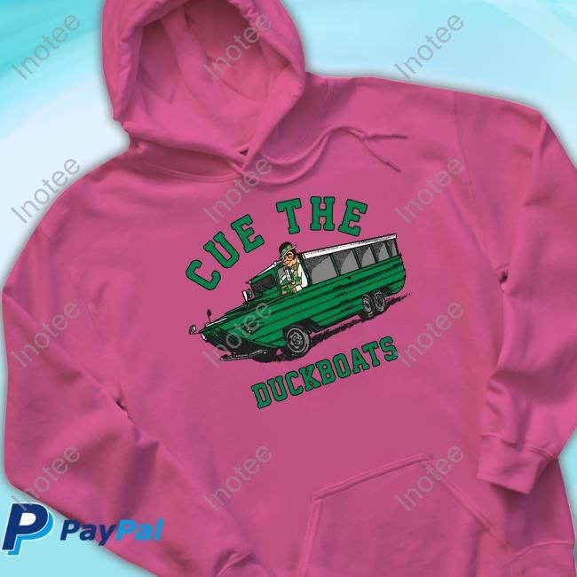Barstoolsports Store Cue The Duckboats Boston Celtics Tee Shirt