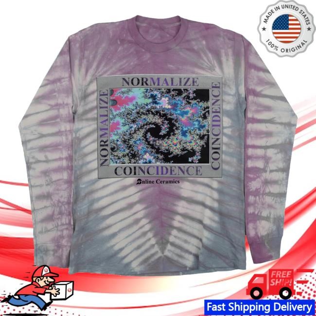 Normalize Coincidence Tie Dye Crewneck Sweatshirt Online Ceramics Merch Store