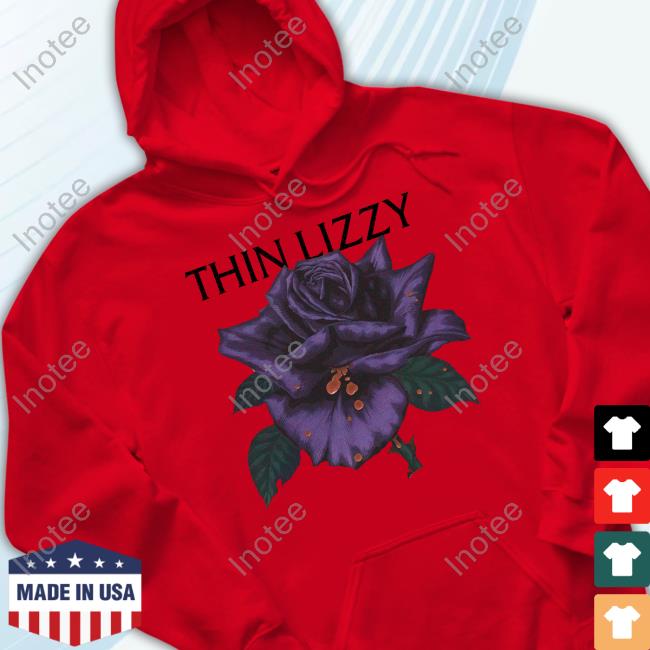 Thin Lizzy Official Merch Thin Lizzy Black Rose Flourish Long Sleeve