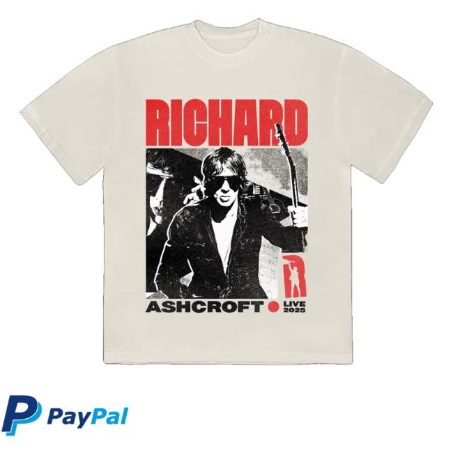 Official Ra Live 2025 Beige Tour Tee Shirt