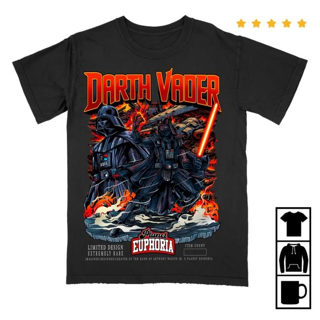 Official Planet Euphoria Merch Shop Store Vader Black Hoodie, Sweatshirt