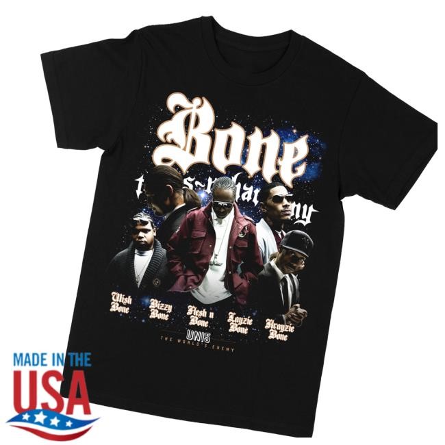 Bone Thugs N Harmony Merch Shop Official Uni5 Black Hooded Sweatshirt