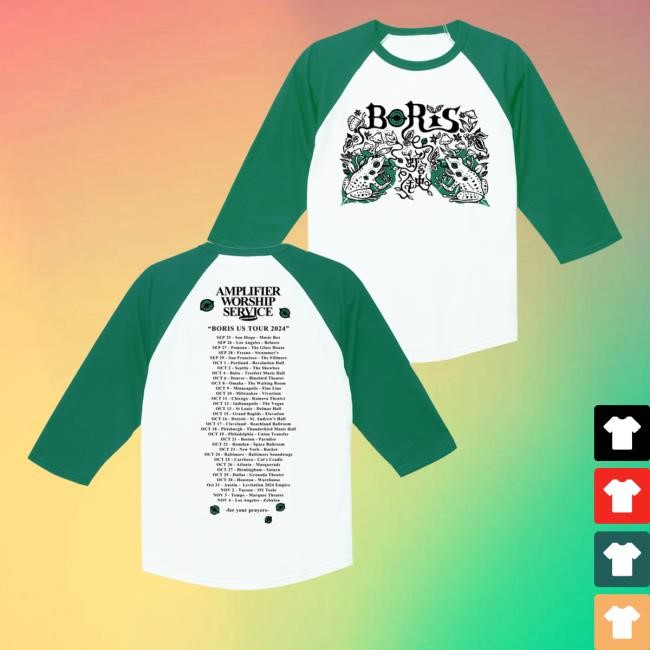 Boris Us 2024 Raglan Crewneck Sweatshirt