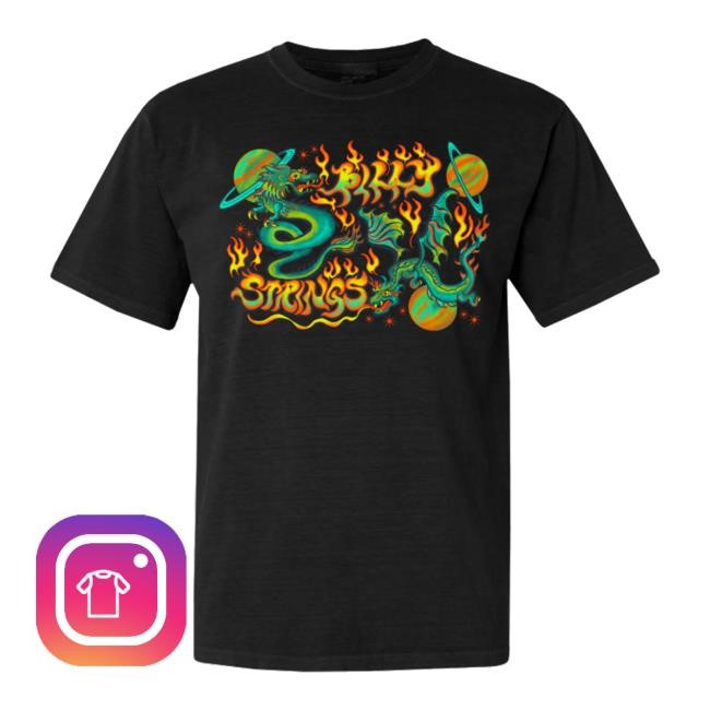 Official Billy Strings Store Merch Dragon Tee (Jamie Gibson) Hooded Sweatshirt