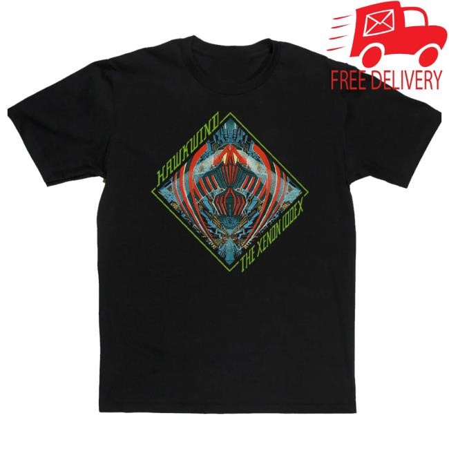 Official Djtees Merch Hawkwind The Xenon Codex Crewneck Sweatshirt