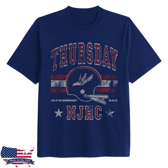 Official Thursday Live At The Meadowlands Njhc Retro Tee