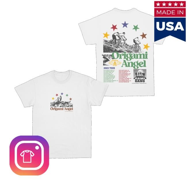 Origami Angel Merch Store Shop Origami Angel Tour Tee Shirt