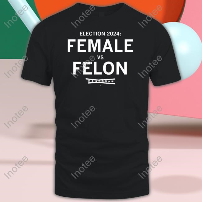 Official Election 2024 Female Vs Felon Shirts