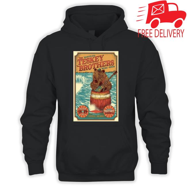 The Teskey Brothers Rock Band August 2023 Music Show History Toronto Little Quirks Poster Shirts