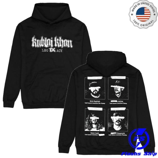 Kublai Khan Tx Store Merch Kublai Khan Mugshots Tee Shirt