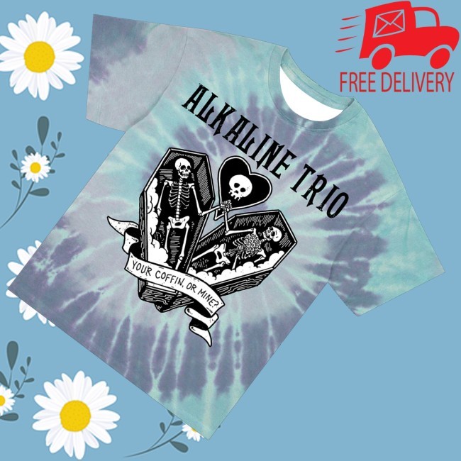 Trending Alkaline Trio Merch Your Coffin T-Shirt Lagoon Dye