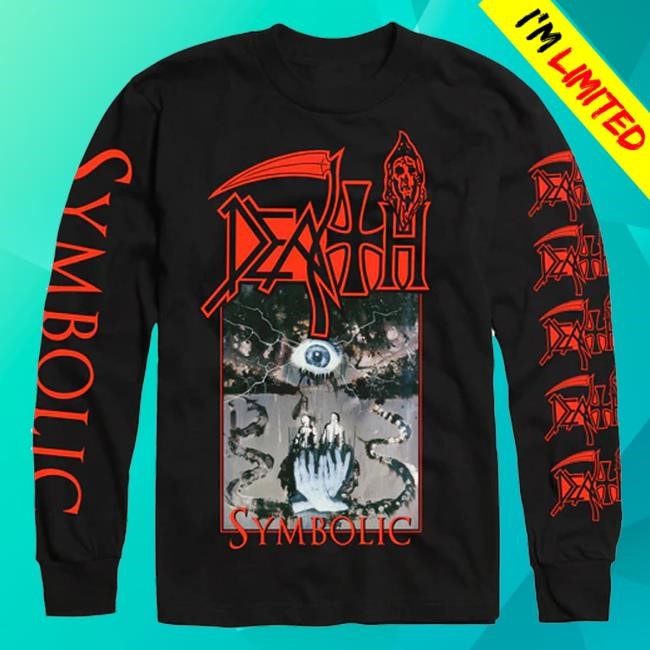 Official Indiemerchstore Death Symbolic Long Sleeve T-Shirt