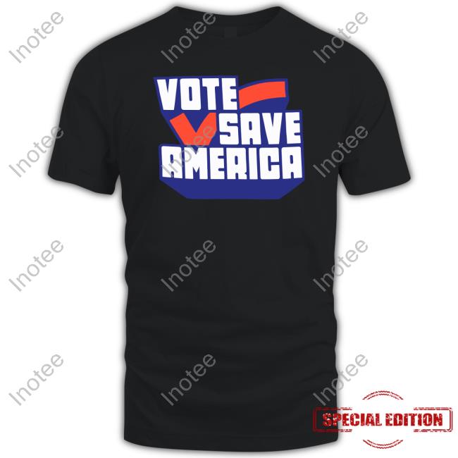 Crooked Store Vote Save America Logo Crewneck Sweatshirt