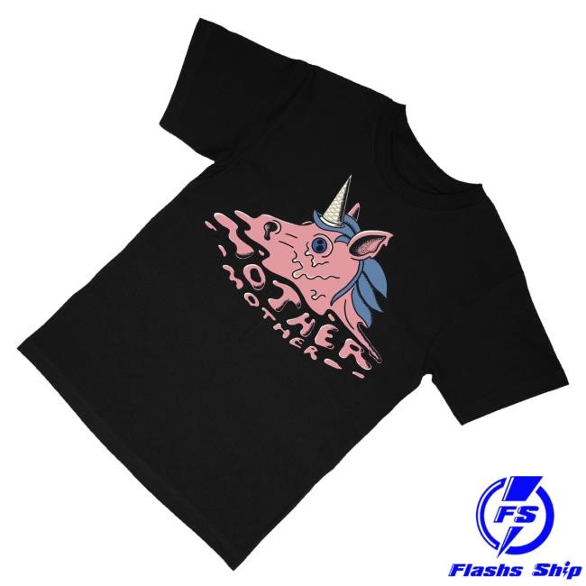 Mother Mother Merch Melting Unicorn Zip Hoodie