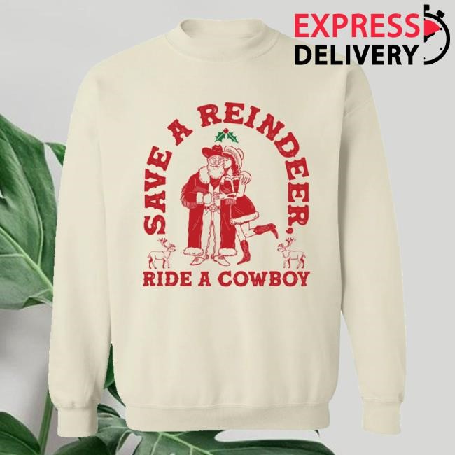 Barstool Store Save A Reindeer Ugly T Shirts