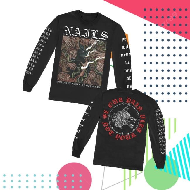 Allin Merch Nails Your Pain Tee Shirt