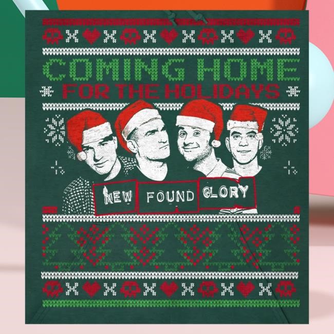 New Found Glory Official Store Merch Band Ugly Holiday Tee Shirt