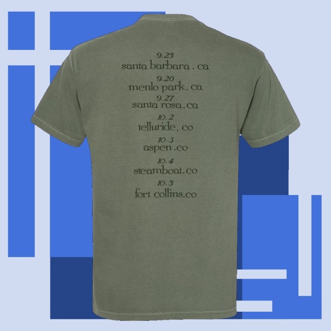 Dawes Merrch Store Duo Tour 2025 Tee