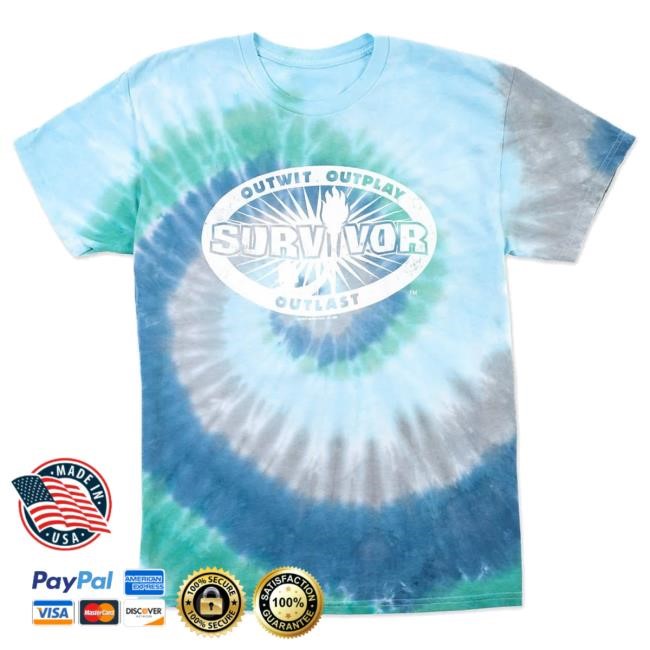 Trending Paramount Shop Merch Survivor Premium Blue Tie Dye Shirts