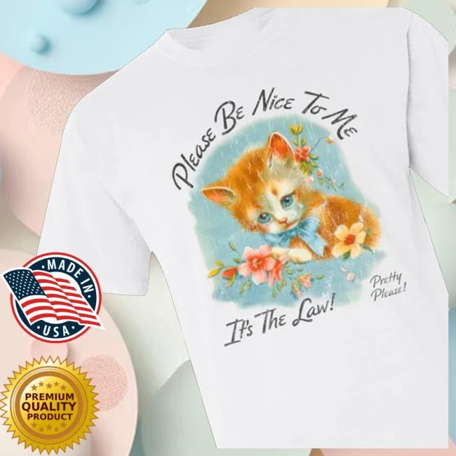 Pbntm Kitten White Long Sleeve T Shirt