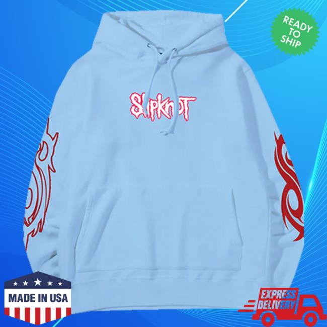 Official Slipknot Merch Store Slipknot Photo Blue Crew neck Sweatshirt Slipknotmerch Apparel Clothing Shop