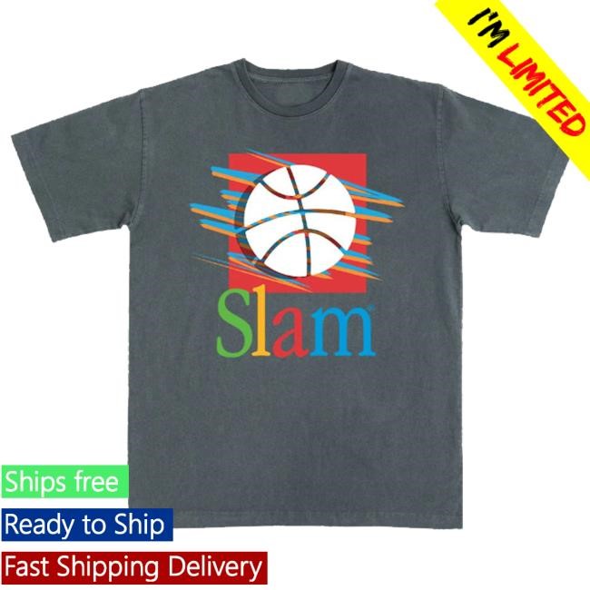 Official Slamgoods Merch Slam Hoop Different Logo Heavy T-Shirt