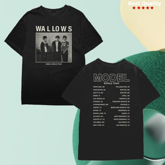 Wallows Merch Standing Photo Tour Long Sleeve Shirt