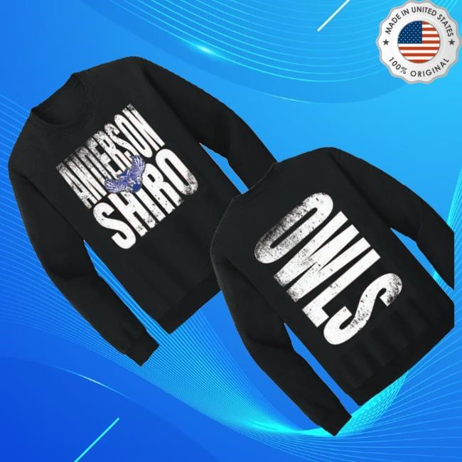 Official Anderson-Shiro Owls Letterman Spirit Hoodie