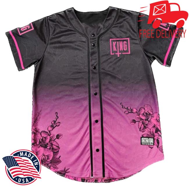 Official Sullivan King Merch 2023 "Return Of The King" Bassball Jersey Shirt 2023 Venomous Pink