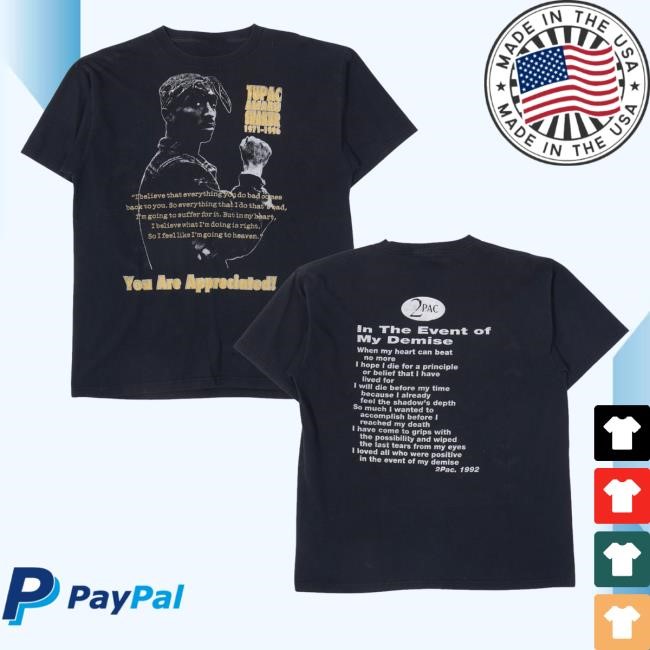 Vintage Tupac Memorial Shirt