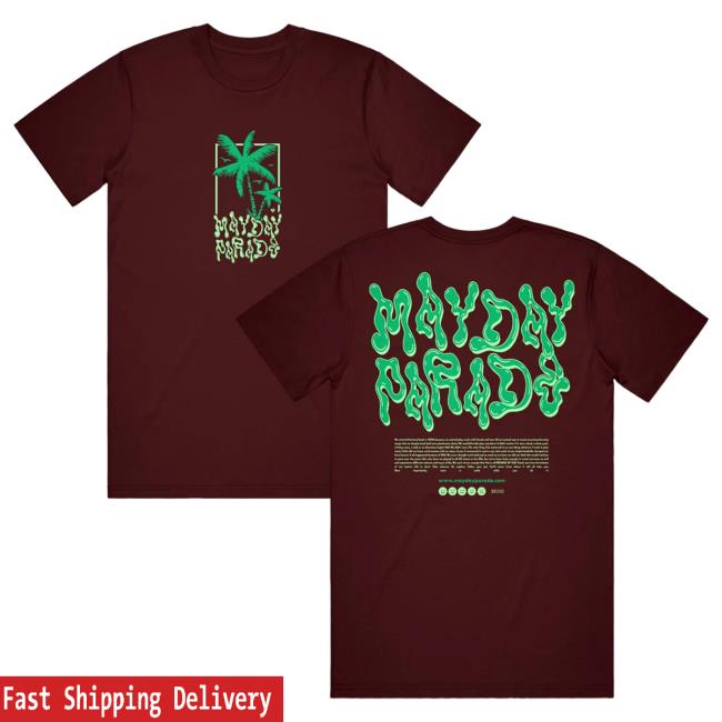 Official Merch Now Mayday Parade Miracle Maroon Shirts MerchNow