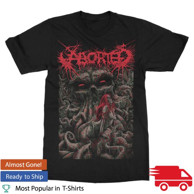 Official Indie Merch Store Shop Aborted "Godmachine V2" Shirt New IndieMerchStore