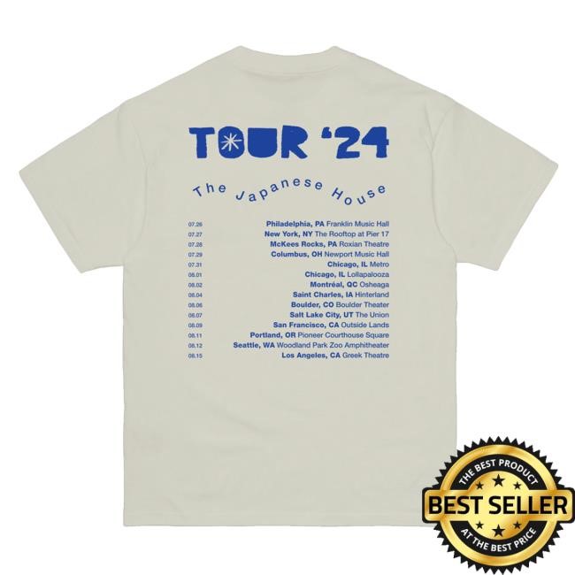 Dirty Hit Store Merch The Japanese House Tour '24 t-shirt, hoodie, tank top, sweater and long sleeve t-shirt