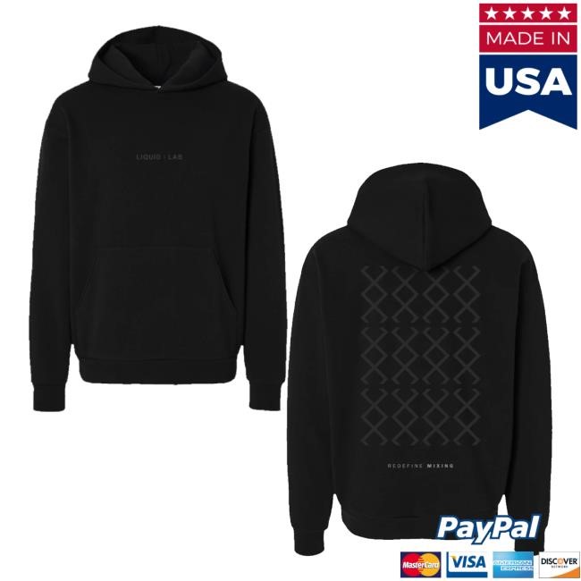 Kt8 Merch Co Liquid Lab - Premium Zip Hoodie Black