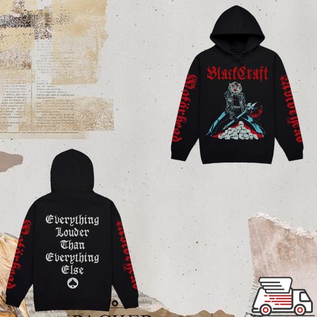 Official Motörhead X Blackcraft Louder Classic Shirt