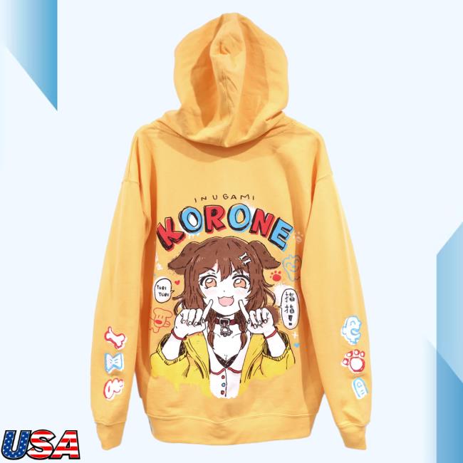 Official Omori Merch Store Omori Inugami Korone Pullover Sweatshirt Omocat Hikikomori Sunny
