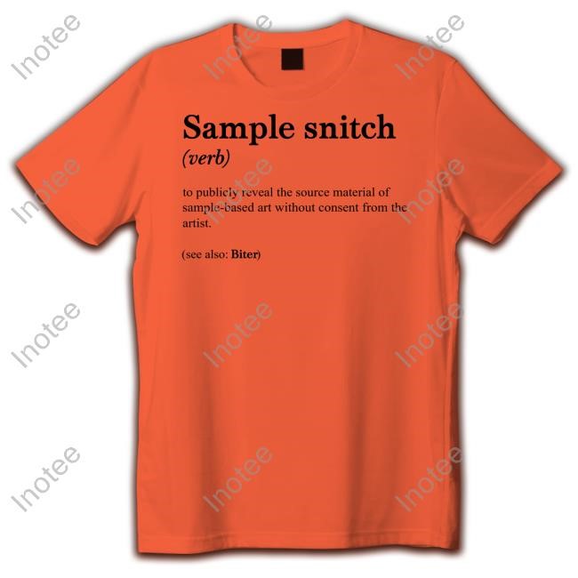 Nicholas Craven Definition Of Sample Snitch New Shirt