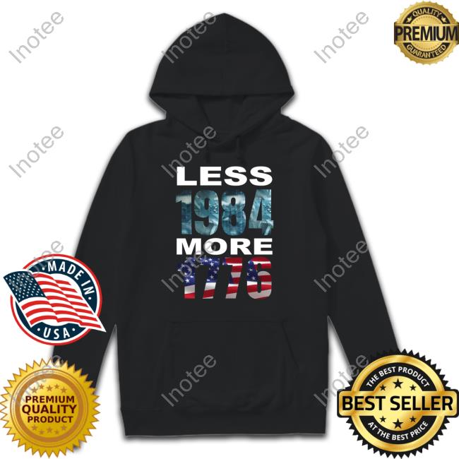 Hi-Rez The Rapper Less 1984 More 1776 Hooded Sweatshirt
