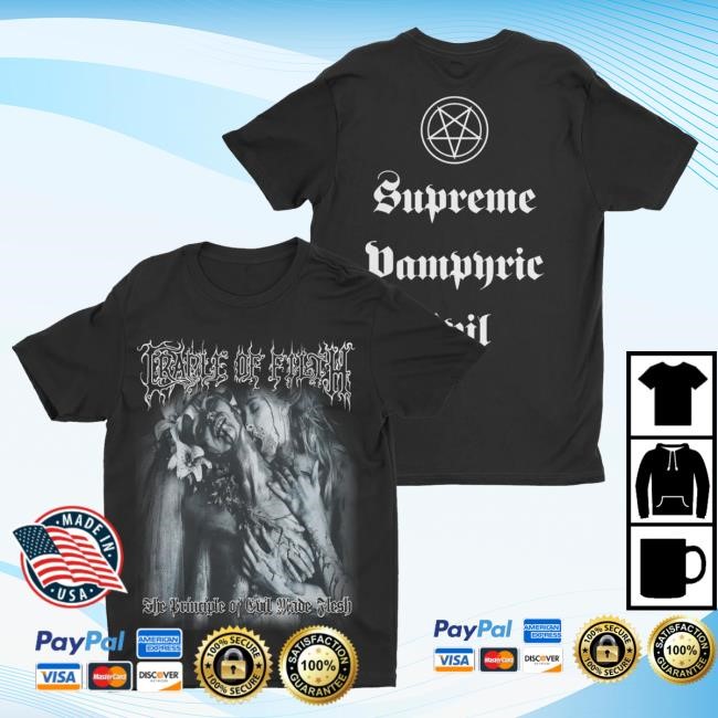 Official Night Shift Merch Cradle Of Filth The Principle Of Evil Made Flesh Funny Shirt