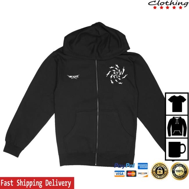 Toro Y Moi Merch Swirl Stars Zip Up Tee