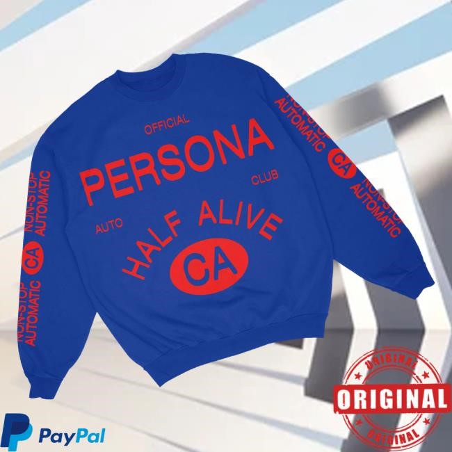 Half Alive Merch Persona Auto Club New Shirt Blue