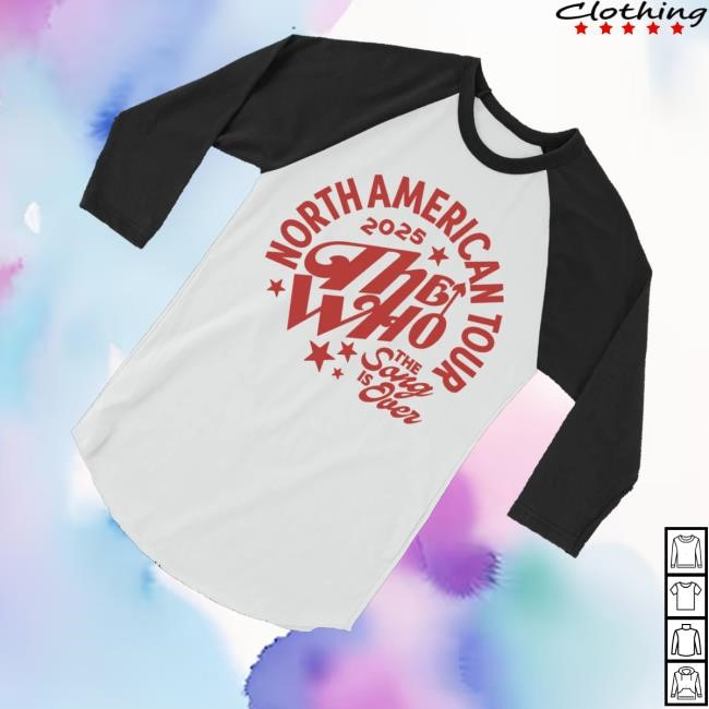 The Who Merch Shop Store The Song Is Over Tour Long Sleeve Shirt