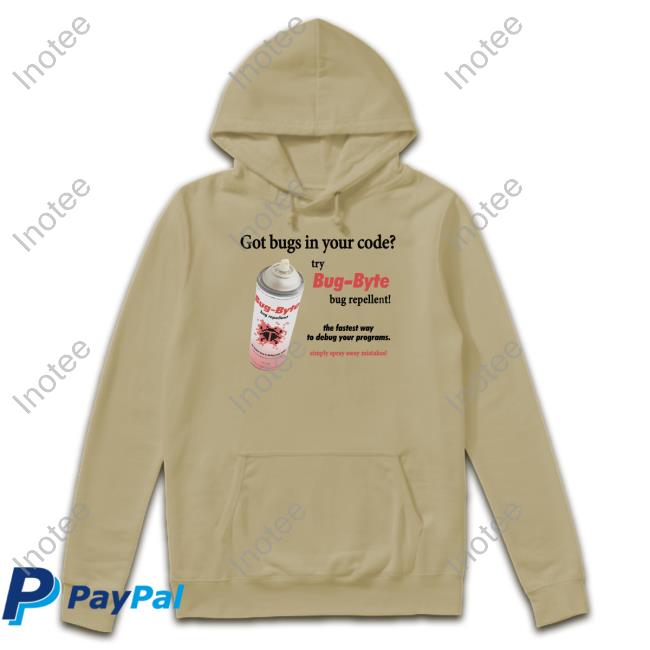 Snazzyseagullshop Bug-Byte Debug Spray Tee Got Bugs In Your Code Try Bug-Byte Bug Repellent Tee Snazzyseagullshop Bug-Byte Debug Spray