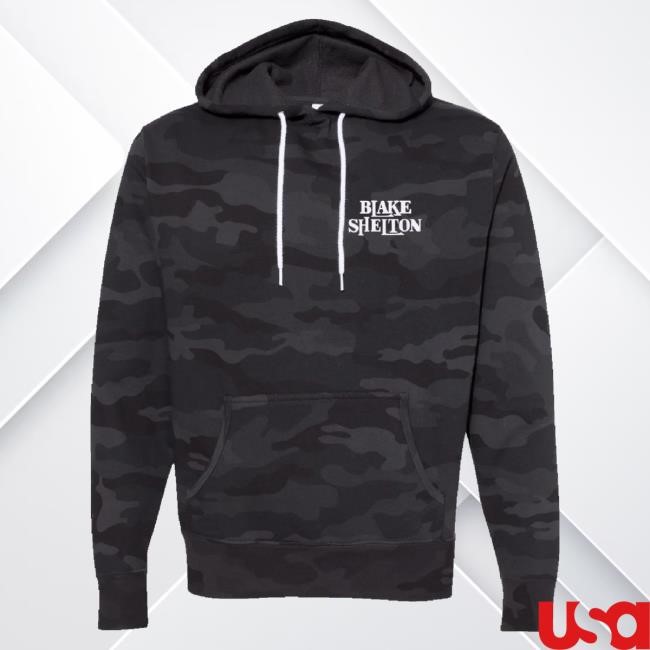 Trending Blake Shelton Store Black Camo Shirt