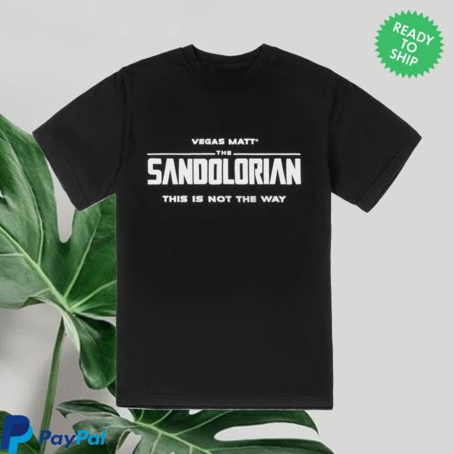 Vegas Matt Merch Store Sandolorian Long Sleeve Shirt