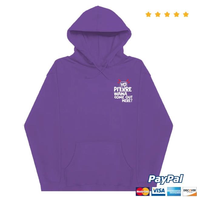 Interscope Merch Store Yo Pi'erre Purple Bubble Crewneck Sweatshirt