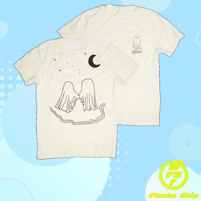 Deftones Shop Ghosts Cream Long Sleeve T Shirt