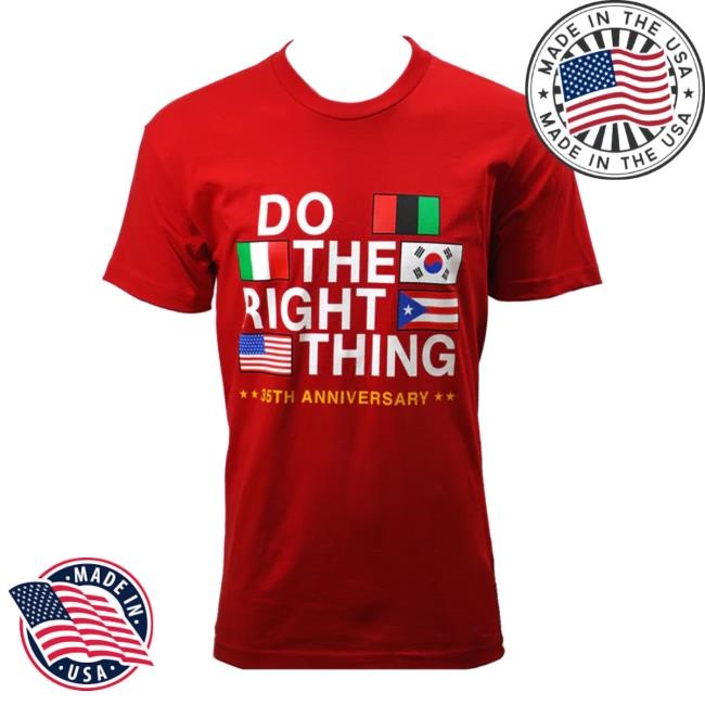 Spikes Joint Merch Store Do The Right Thing Flag Tee