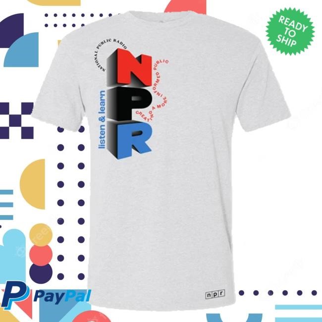 Npr Merch Npr Informed Public Tee Shirt